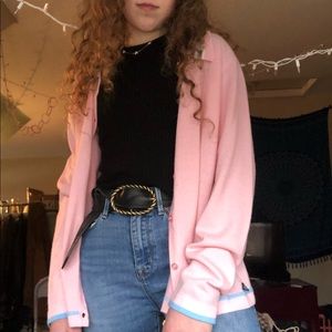 Light Pink Cozy Button Down